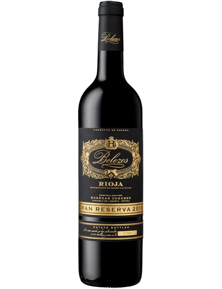 Limited Time Offer Bodegas Zugober Belezos Rioja Gran Reserva 2014 Available for Immediate Shipping