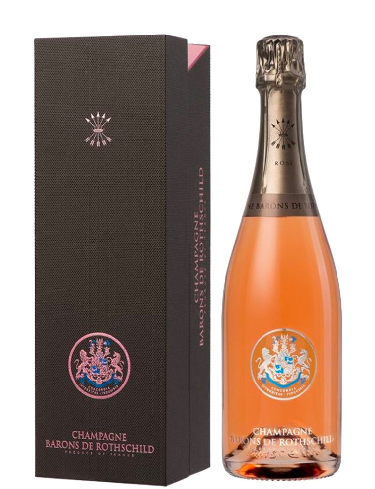 Limited Time Offer Champagne Barons de Rothschild Rosﾨﾦ (Luxury Gift Boxed) Just In