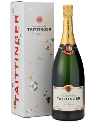 Limited Time Offer Champagne Taittinger Brut Rﾨﾦserve NV (Gift Boxed) | Magnum (150cl) Ready for Shipment