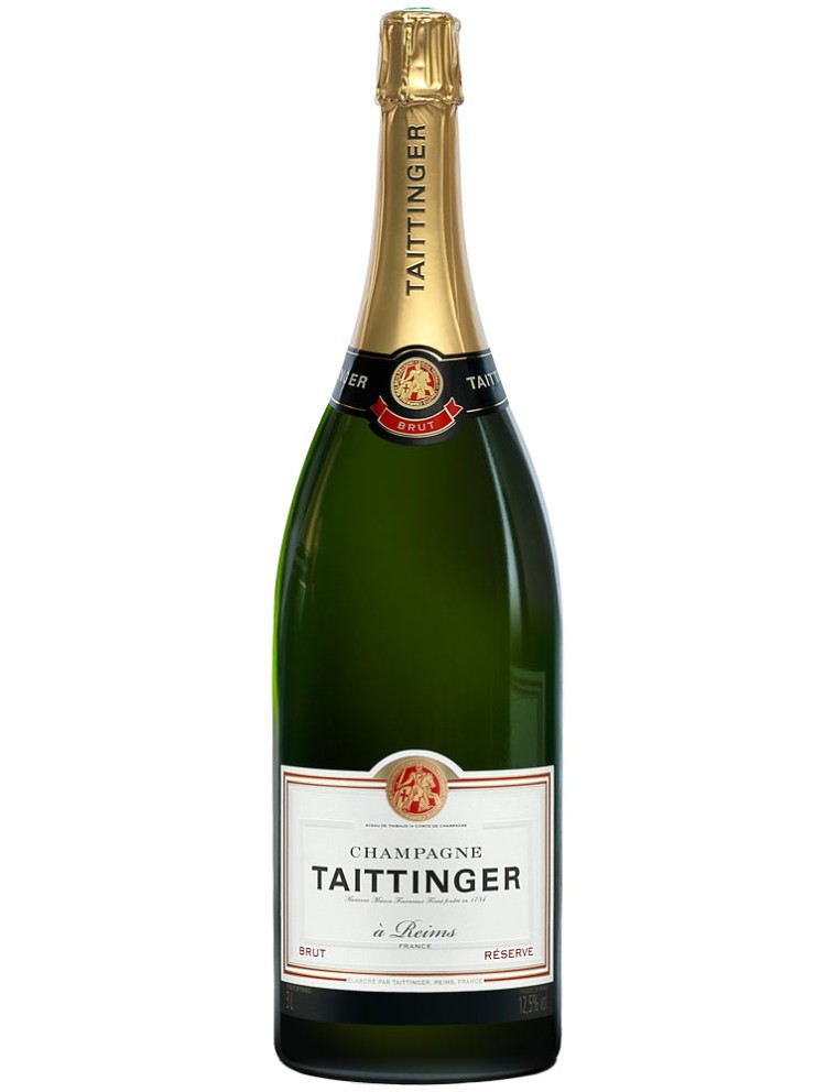 Limited Time Offer Champagne Taittinger Brut Rﾨﾦserve NV | Jeroboam (300cl) On Hand Now