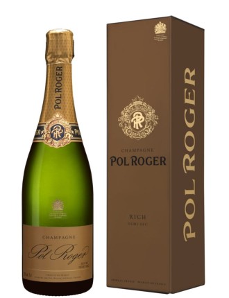 Limited Time Offer Champagne Pol Roger 'Rich' Demi-Sec NV Ready for Shipment