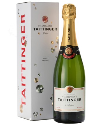 Limited Time Offer Champagne Taittinger Brut Rﾨﾦserve NV (Gift Boxed) On Hand Now