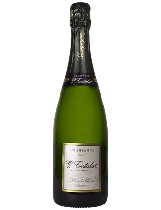 Limited Time Offer Champagne Testulat Blanc de Blancs Brut NV Available for Immediate Shipping