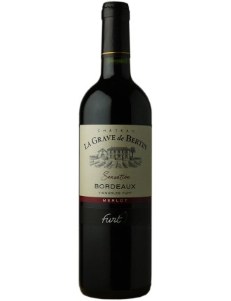 Limited Time Offer Chateau La Grave de Bertin Cuvﾨﾦe Sensation Merlot 2019 Immediate Availability