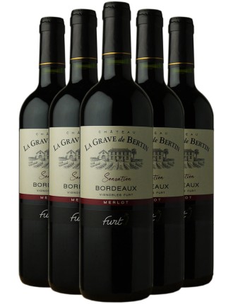 Limited Time Offer Chateau La Grave de Bertin Cuvﾨﾦe Sensation Merlot 2019 Immediate Availability