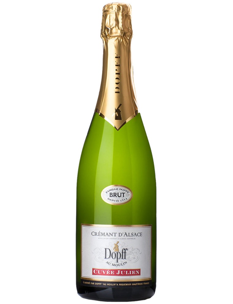 Limited Time Offer Dopff au Moulin Crﾨﾦmant d'Alsace Cuvﾨﾦe Julien Brut NV Latest Edition