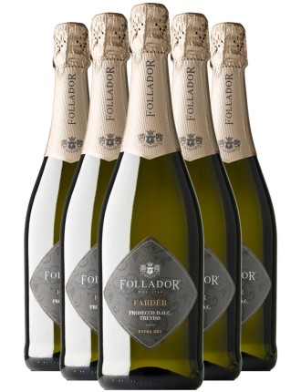 Limited Time Offer Follador 'Fardﾨﾦr' Prosecco Treviso Extra Dry NV Available for Immediate Shipping