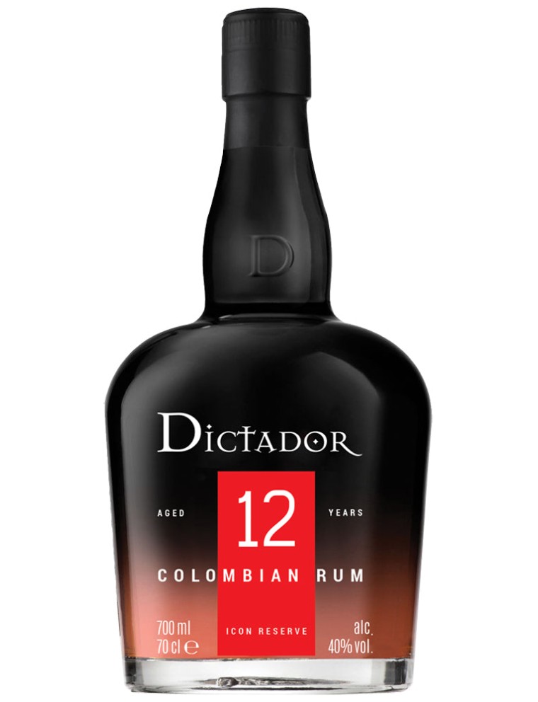 Limited Time Offer Dictador 12 Year Old Colombian Rum Icon Reserve (Gift Boxed) Latest Edition