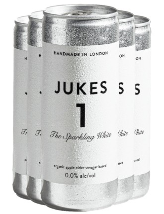 Limited Time Offer JUKES 1 'The Sparkling White' Pre-Mixed 250ml Can Immediate Availability