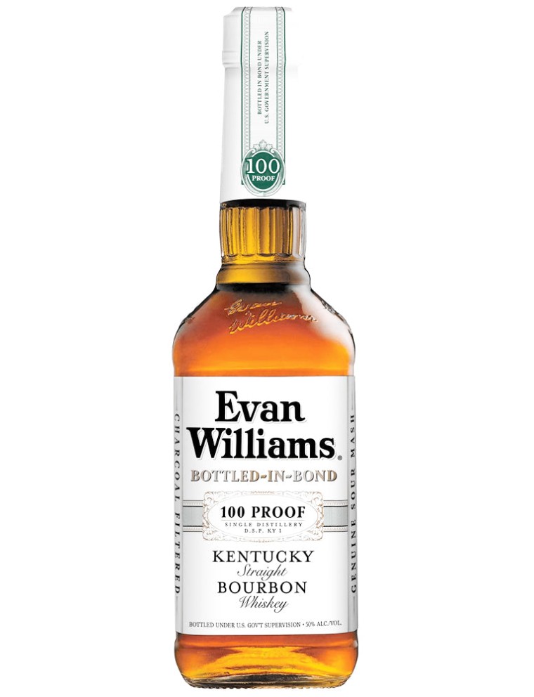 Limited Time Offer Evan Williams Bottled-In-Bond 100 Proof White Label Kentucky Straight Bourbon Hot New Item