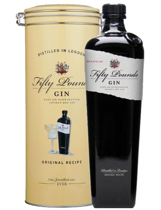 Limited Time Offer Fifty Pounds Gin in Gift Tin Immediate Availability