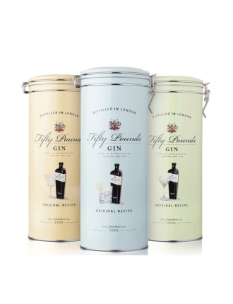 Limited Time Offer Fifty Pounds Gin in Gift Tin Immediate Availability