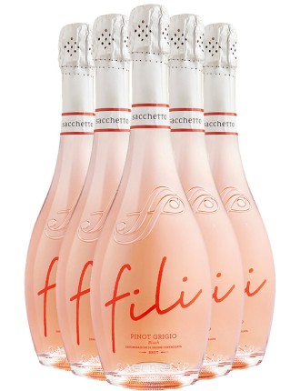 Limited Time Offer Sacchetto Vini Fili Pinot Grigio Rosato Spumante NV Available Now