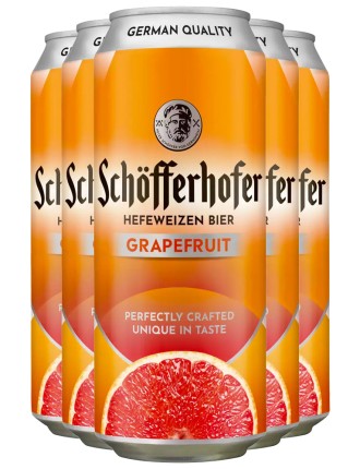 Limited Time Offer Sch?fferhofer Grapefruit Hefeweizen Radler On Hand Now