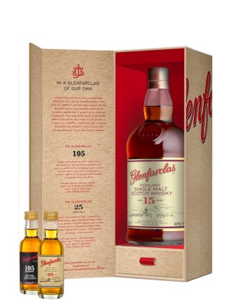 Limited Time Offer Glenfarclas 15 Year Old Highland Single Malt Scotch Whisky Tasting Pack New Collection