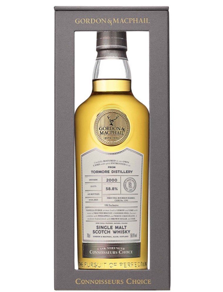 Limited Time Offer Gordon & MacPhail Connoisseurs Choice 22 Year Old Tormore Cask Strength Single Malt Whisky New Release