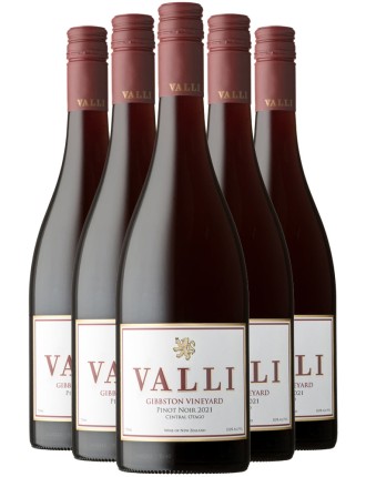 Limited Time Offer Valli Gibbston Vineyard Pinot Noir 2021 In Stock