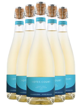 Limited Time Offer Yotes Court LiveLoveLaugh Sparkling Pinot Gris 2021 In Stock