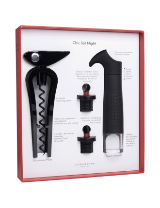 Limited Time Offer L'Atelier du Vin Chic Set Night Wine Accessory Gift Set In Stock