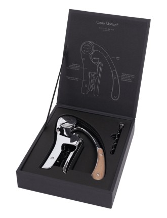 Limited Time Offer L'Atelier du Vin Oeno Motion Wood & Chrome Lever Corkscrew New Collection