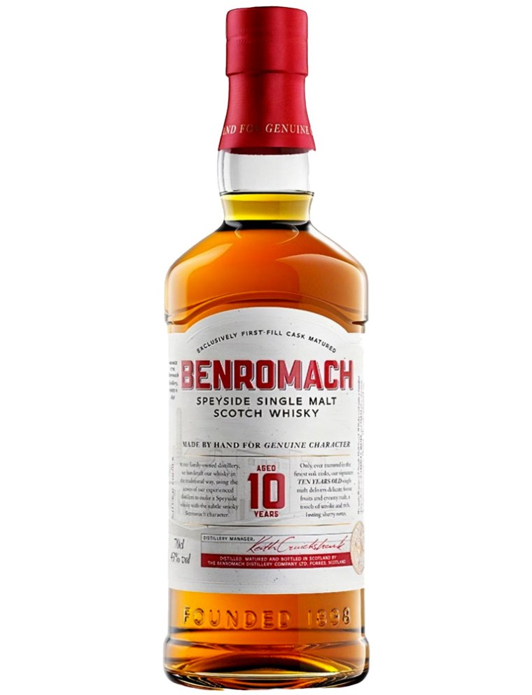 Limited Time Offer Benromach 10 Year Old Speyside Single Malt Scotch Whisky Fresh Release