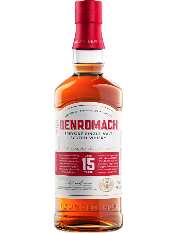 Limited Time Offer Benromach 15 Year Old Speyside Single Malt Scotch Whisky Limited Stock