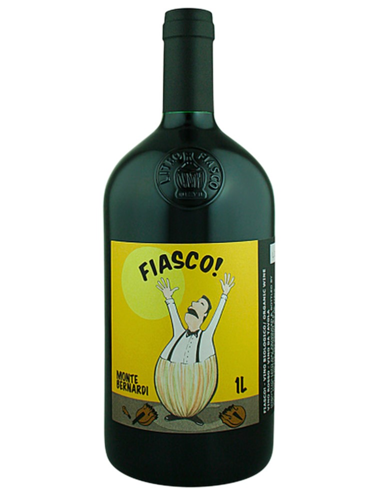 Limited Time Offer Monte Bernardi Fiasco! Vino Rosso NV New Release