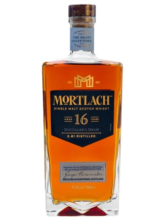 Limited Time Offer Mortlach 16 Year Old Distiller's Dram Speyside Single Malt Scotch Whisky Fresh Release