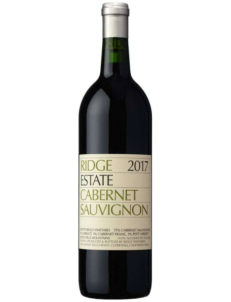 Limited Time Offer Ridge Vineyards Estate Cabernet Sauvignon 2017 Latest Edition