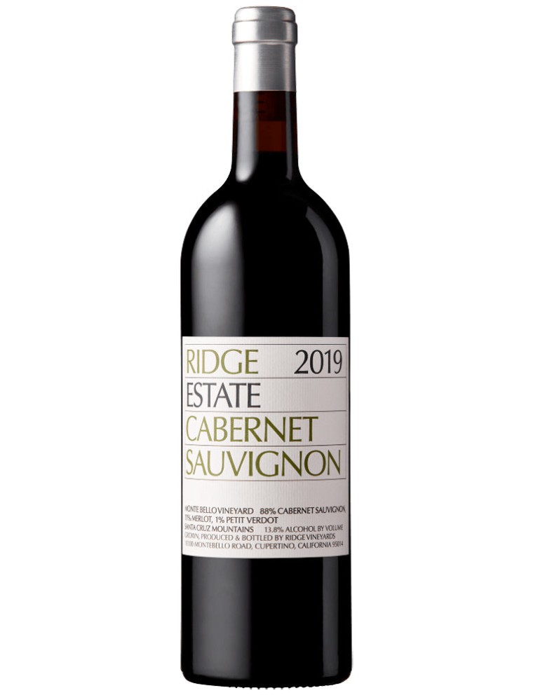 Limited Time Offer Ridge Vineyards Estate Cabernet Sauvignon 2019 On Hand Now