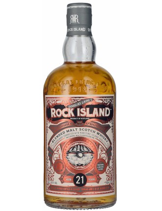 Limited Time Offer ROCK ISLAND 21 Year Old Blended Malt Scotch Whisky (Gift Tube) Hot New Item