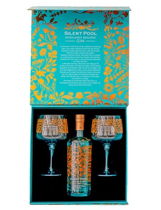 Limited Time Offer Silent Pool Gin & Copa Glasses Gift Set Available Now