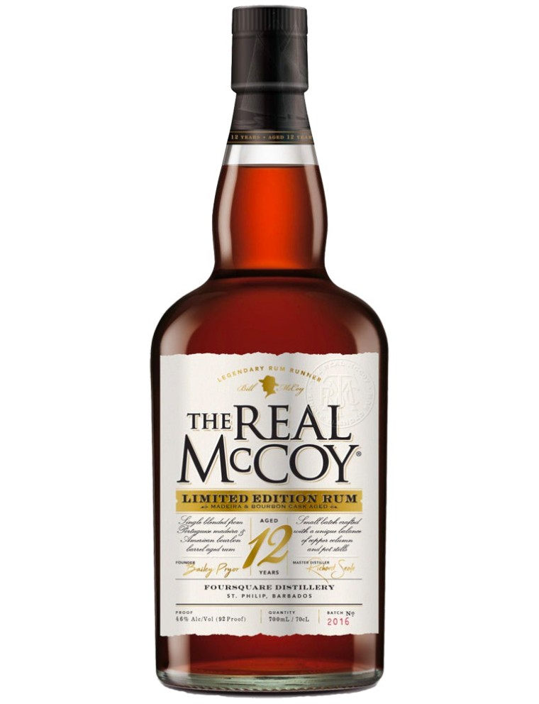 Limited Time Offer The Real McCoy Aged 12 Years Limited Edition Madeira Cask Rum In Stock