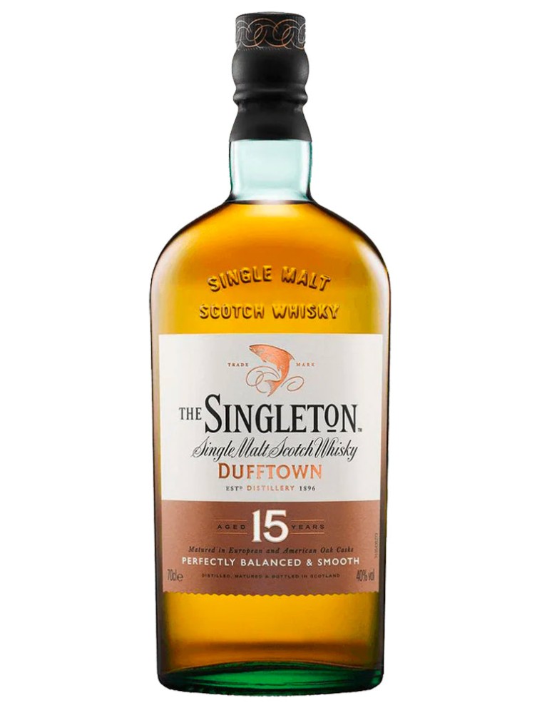 Limited Time Offer The Singleton of Dufftown 15 Year Old Speyside Single Malt Scotch Whisky Available for Immediate Shipping