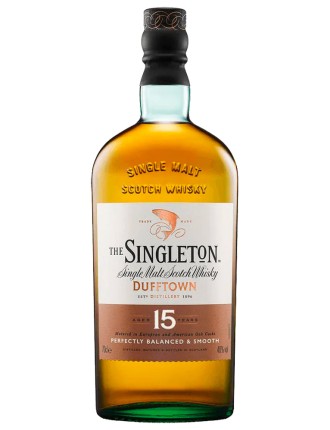 Limited Time Offer The Singleton of Dufftown 15 Year Old Speyside Single Malt Scotch Whisky Available for Immediate Shipping