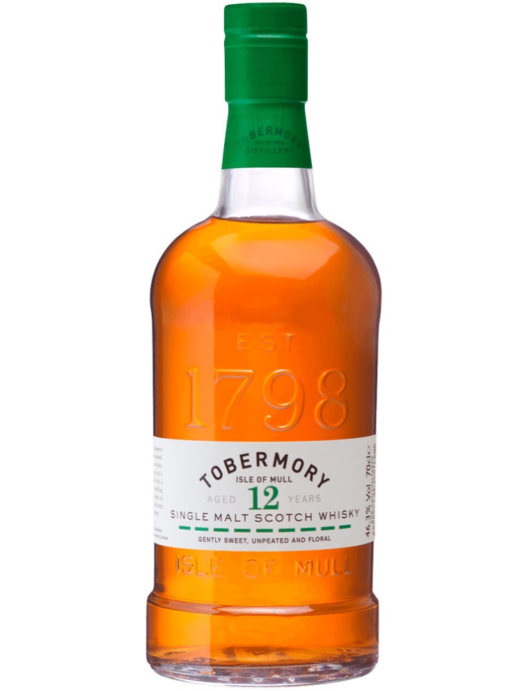 Limited Time Offer Tobermory 12 Year Old Isle of Mull Single Malt Scotch Whisky Immediate Availability