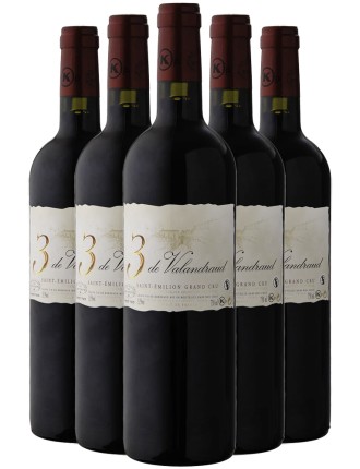 Limited Time Offer 3 de Valandraud Saint-ﾨﾦmilion Grand Cru 2018 Available for Immediate Shipping